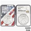 Image 1 : [2]2018 Silver Eagle NGC MS70