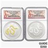 Image 1 : [2]2013-P 1oz Silver Australia $1-Snake NGC MS69-70