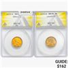 Image 1 : [2]1930-D Wheat Cent ANACS MS64 RB