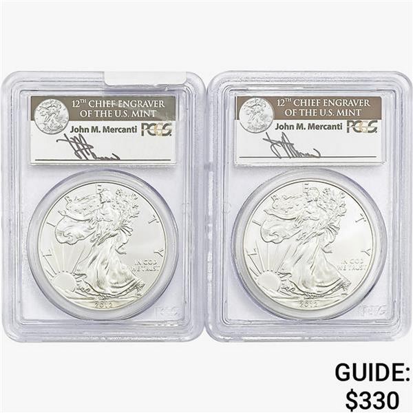 [2]2012-W Silver Eagle PCGS MS70