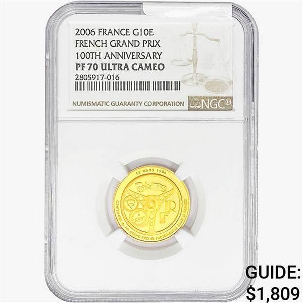 2006 0.27oz France G10E-Grand Prix NGC PF70 UC