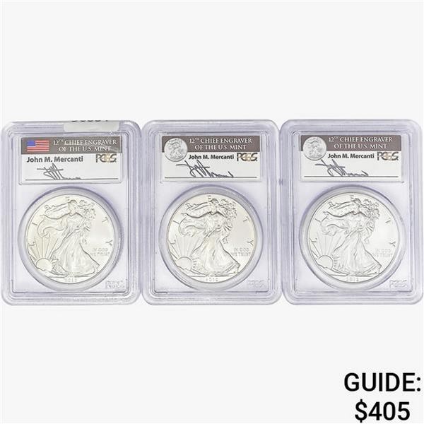 [3]2012-W/S Silver Eagle PCGS MS70