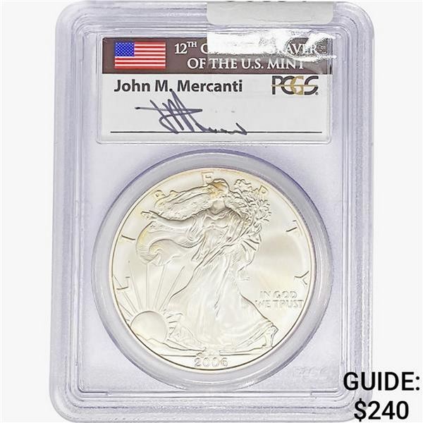 2006-W Silver Eagle PCGS MS70