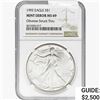 Image 1 : 1992 Silver Eagle NGC MS69 Mint Error