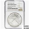 Image 1 : 1992 Silver Eagle NGC MS69 OBV Struck Thru Mint Error