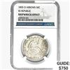 Image 1 : 1855-O Seated Lib. 50C NGC Shipwreck Effect SS REP. ARWS