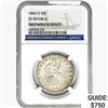 Image 1 : 1860-O Seated Lib. 50C NGC Shipwreck Effect SS REP.