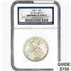 Image 1 : 1857 Seated Lib. 50C NGC Shipwreck Effect SS REP.