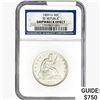 Image 1 : 1859-O Seated Lib. 50C NGC Shipwreck Effect SS REP.