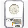 Image 2 : 1857 Seated Lib. 50C NGC Shipwreck Effect SS REP.