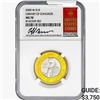 Image 1 : 2000-W $10 Library of Congress NGC MS70