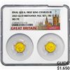 Image 1 : [2]2023 1/10oz G10 Pounds-QEII/King Set NGC MS70