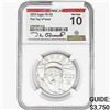Image 1 : 2023 1oz P$100-First Day Issue NGC MS10