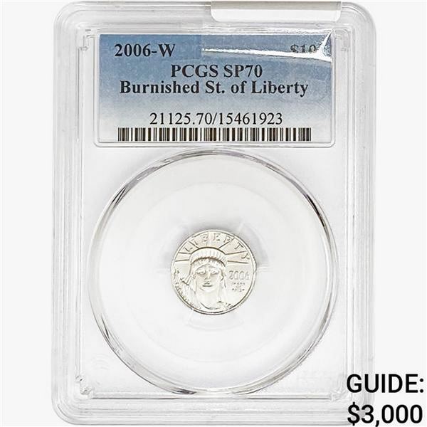 2006-W 1/10oz P$10-Burnished PCGS SP70
