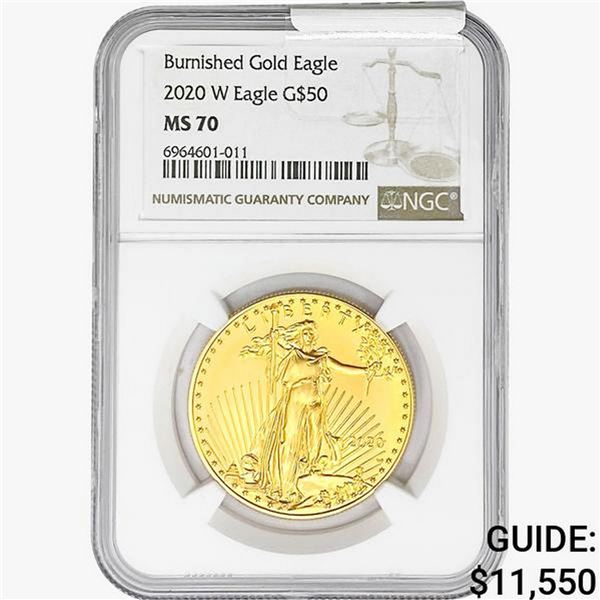 2020-W 1oz $50 AGE NGC MS70