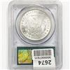 Image 2 : 1881-CC Morgan Silver Dollar PCGS MS63