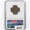 Image 2 : 1853 Braided Hair Half Cent NGC MS64 BN C-1