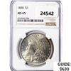 Image 1 : 1888 Morgan Silver Dollar NGC MS65