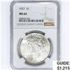 Image 1 : 1927 Silver Peace Dollar NGC MS64