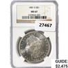 Image 1 : 1881-S Morgan Silver Dollar NGC MS67