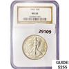 Image 1 : 1943 Walking Liberty Half Dollar NGC MS65
