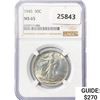 Image 1 : 1945 Walking Liberty Half Dollar NGC MS65