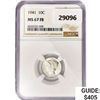 Image 1 : 1941 Mercury Silver Dime NGC MS67 FB