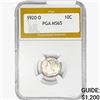 Image 1 : 1920-D Mercury Silver Dime PGA MS65