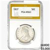 Image 1 : 1837 Capped Bust Half Dollar PGA MS63