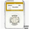 Image 1 : 1928-D Standing Liberty Quarter PGA MS64