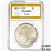 Image 1 : 1878 7/8TF Morgan Silver Dollar PGA MS65 Strong