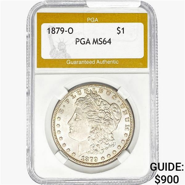 1879-O Morgan Silver Dollar PGA MS64