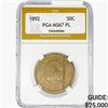 Image 1 : 1892 Columbian Expo Half Dollar PGA MS67 PL