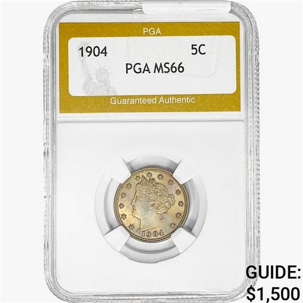 1904 Liberty Victory Nickel PGA MS66
