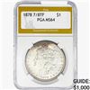 Image 1 : 1878 7/8TF Morgan Silver Dollar PGA MS64