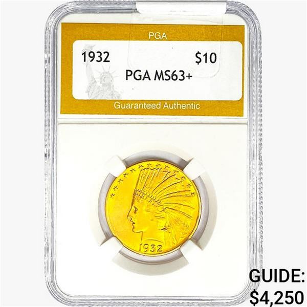 1932 $10 Gold Eagle PGA MS63+