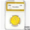 Image 1 : 1882 $10 Gold Eagle PGA MS63+