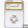 Image 1 : 1916 Mercury Silver Dime PGA MS67 FSB