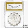 Image 1 : 1883-CC Morgan Silver Dollar PGA MS66 PL