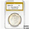Image 1 : 1878 REV78 Morgan Silver Dollar PGA MS64 PL