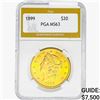 Image 1 : 1899 $20 Gold Double Eagle PGA MS63