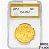 Image 1 : 1885-S $20 Gold Double Eagle PGA MS64