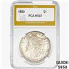Image 1 : 1880 Morgan Silver Dollar PGA MS65