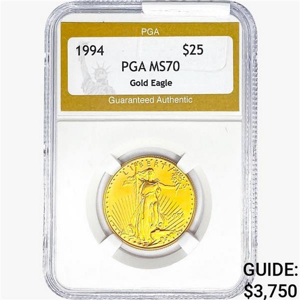 1994 1/2oz $25 AGE PGA MS70