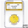Image 1 : 1994 1/2oz $25 AGE PGA MS70