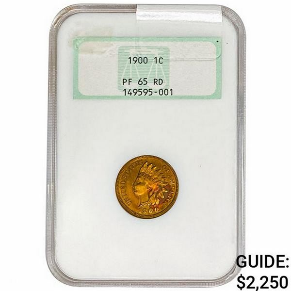1900 Indian Head Cent NGC PF65 RD