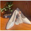 Image 1 : "Barbie"  Collectable Figurine 5.5T w/ Pearl Glass Pumps & Faux Tree