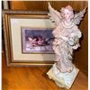 Image 1 : Decorative Angel Strumming Drum 11T w/ Cherub Wall Hanging 12x10