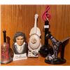 Image 1 : Beethovan Sculpture w/ Assorted Music Themed Collectables