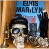 Image 1 : Elvis Skull Head Zombie Figurine Spiritual Hand Statue & More